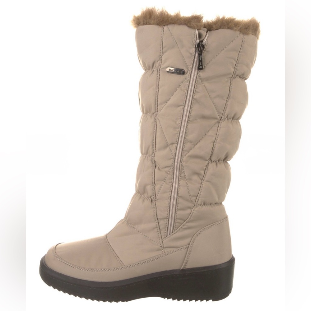 Pajar Women's Beige Quilted Winter Boots - Picture 2 of 6